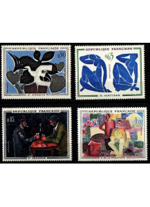 FRANCIA 1961  francobolli serie completa nuova Unificato 1319-22